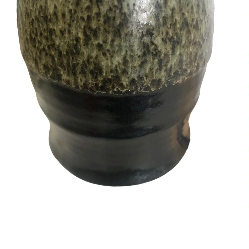 Vtg Irish Studio Pottery Stoneware Drinking Vessel Noggin Style Rustic Bar Decor